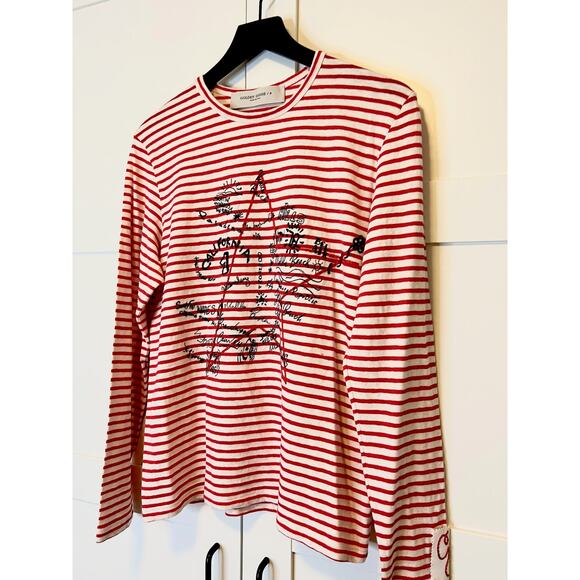 Golden Goose Red Stripe Shirt, Size XL - Picture 3 of 7